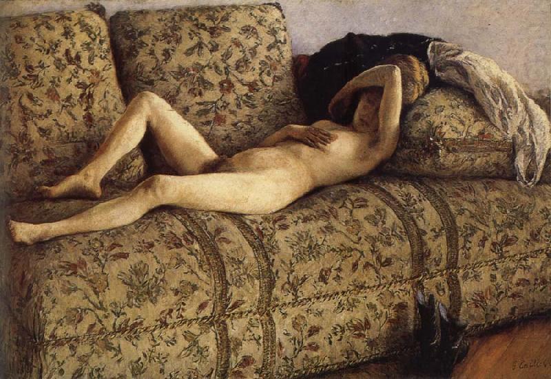 Gustave Caillebotte The female nude on the sofa china oil painting image